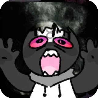 👄 emoji Тупой шар Telegram sticker 10 of 13