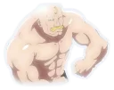 💪 emoji Стальной алхимик :: @animesticks Telegram sticker 20 of 29