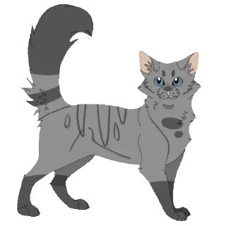 😇 emoji Warrior Cats Stickers Telegram sticker 22 of 44