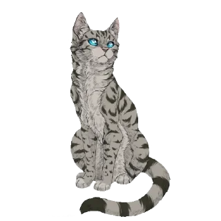 😪 emoji Warrior Cats Stickers Telegram sticker 3 of 44