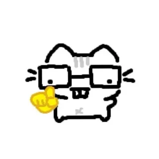 🤓 emoji Catss Telegram sticker 11 of 52