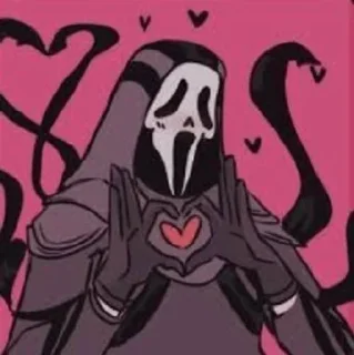 💀 emoji GHOST MASK @MEMEINTHEWORLD Telegram sticker 8 of 52