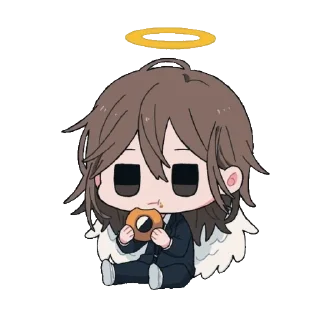 🦋 emoji человек-бензопила. @poisononastick Telegram sticker 11 of 19