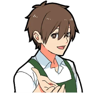 😏 emoji Повар–кун @nyasticks Telegram sticker 10 of 41