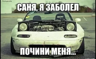 🌟 emoji Саня и его глазастая тачка Telegram sticker 12 of 24