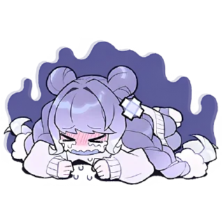 😡 emoji Ленивая-тян @Nyasticks Telegram sticker 17 of 29