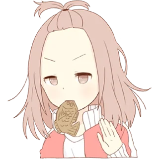 👋 emoji Ленивая тян @nyasticks Telegram sticker 22 of 26