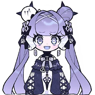 😊 emoji Ленивая-тян @Nyasticks Telegram sticker 22 of 29