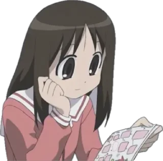 🫥 emoji Azumanga! Telegram sticker 20 of 78