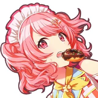 🍔 emoji ㅤ🍔   ໋.  ◜ Шумное кафе  •  REC!!  ✦  @projectsekaistik ♪ Telegram sticker 8 of 90