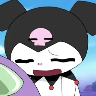 😩 emoji kuromi by @neko_blyat Telegram sticker 23 of 56