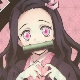 😄 emoji Незуко-чан 🌸 Telegram sticker 21 of 23