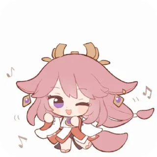😇 emoji Яэ микуся💗💗 ::@Starlite_Cyn Telegram sticker 14 of 27