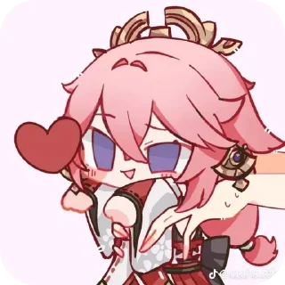 ❤ emoji Яэ микуся💗💗 ::@Starlite_Cyn Telegram sticker 15 of 27