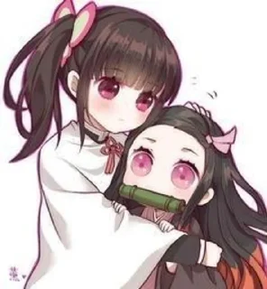 💗 emoji Канао × Незуко @shihzo_rara Telegram sticker 5 of 26