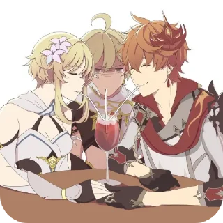👄 emoji Тарталья и Итер Telegram sticker 6 of 19