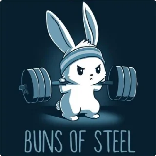 💪 emoji Bunny Telegram sticker 9 of 16