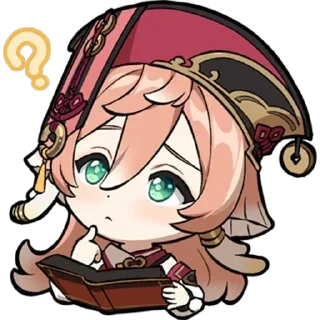 🤔 emoji KartinyPaimon Telegram sticker 14 of 32