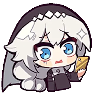 😨 emoji Honkai Impact 3rd Telegram sticker 19 of 20