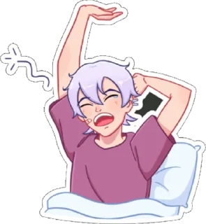 😴 emoji тоши (вк) Telegram sticker 15 of 48