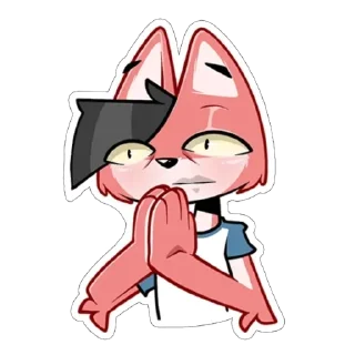 🫥 emoji Лис Рик (вк. без надписей) Telegram sticker 21 of 48
