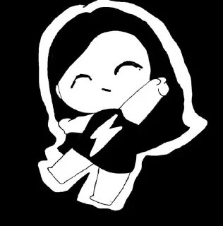 Sticker from Черно белый