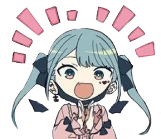 🌟 emoji @caukoli hatsune miku vampire deco 27 Telegram sticker 10 of 30