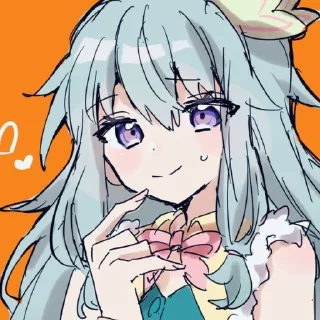 😅 emoji Nene Kusanagi Telegram sticker 20 of 30