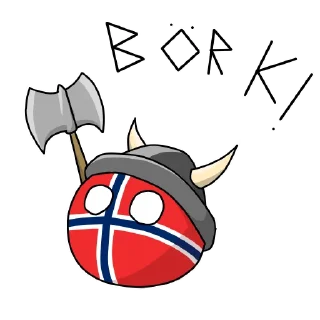 🇳🇴 emoji Countryballs Telegram sticker 13 of 62