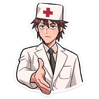 👨‍⚕️ emoji Бро и Сис @Nyasticks Telegram sticker 14 of 25