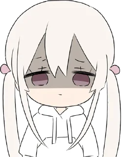 😐 emoji Тян в худи @nyasticks Telegram sticker 20 of 41