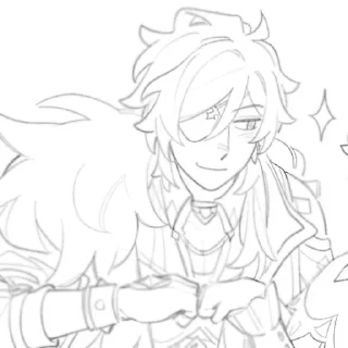 🌟 emoji Кэйа Telegram sticker 23 of 26