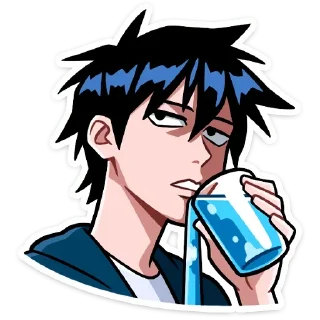 💧 emoji Кэйа лучший гей Telegram sticker 6 of 27