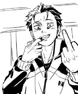 🖕 emoji Subaru ☆ Telegram sticker 10 of 45