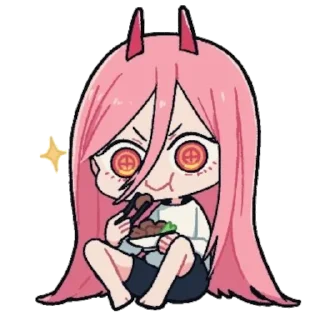 🌟 emoji csm chibi by @lztrk Telegram sticker 9 of 100