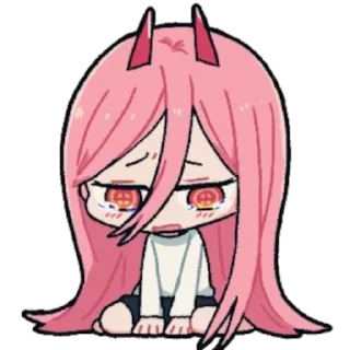 🌟 emoji csm chibi by @lztrk Telegram sticker 11 of 100