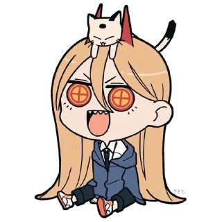 🌟 emoji csm chibi by @lztrk Telegram sticker 19 of 100