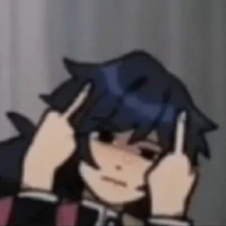 🖕 emoji Клинок Telegram sticker 8 of 64