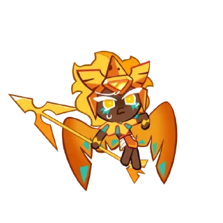 🧀 emoji Golden cheese cookie Telegram sticker 9 of 34
