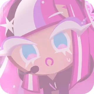 🎤 emoji shining glitter cookie @misaniao Telegram sticker 16 of 67
