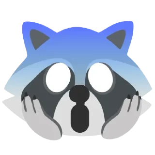 🌟 emoji Raccoon Telegram sticker 6 of 28
