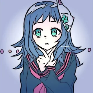 💧 emoji Макомо Telegram sticker 18 of 32