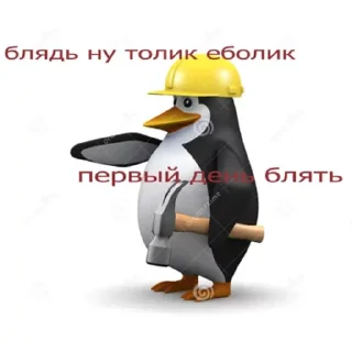Sticker from пингвин в очках