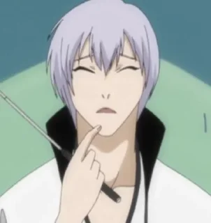 💙 emoji Gin Ichimaru Telegram sticker 7 of 59