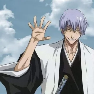💙 emoji Gin Ichimaru Telegram sticker 9 of 59