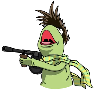 🔫 emoji The Shitpost Crusaders Special Telegram sticker 10 of 13