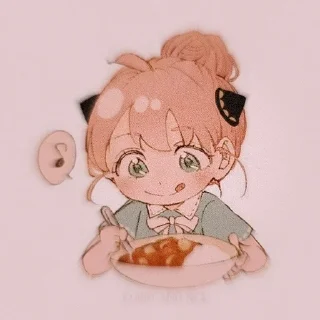 🤤 emoji Аня Форджер Telegram sticker 5 of 15