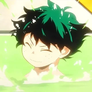 🌟 emoji Наш любимый Мидория💚 Telegram sticker 14 of 52