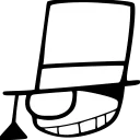 Sticker from Kaito KID