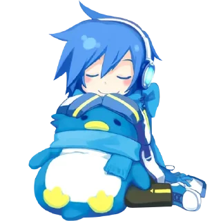 ❤️ emoji Kaito @anime_stickerr Telegram sticker 18 of 34